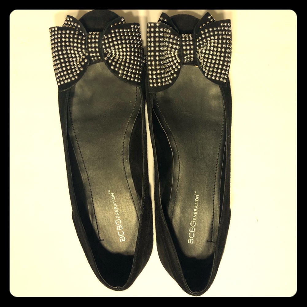 BCBG Bow Flats Size 9.5
